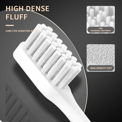 Jianpai Adult Black White Classic Acoustic Electric Toothbrush Adult 5-Gear Mode USB Charging IPX7 Waterproof Acoustic Electric
